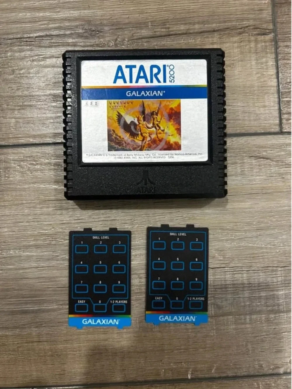 Atari 5200 Games Lot Overlays Pac-Man Galaxian Defender Centipede Super Breakout